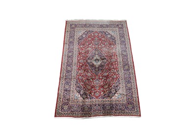 Lot 1176 - A Persian hand-knotted Kashan carpet