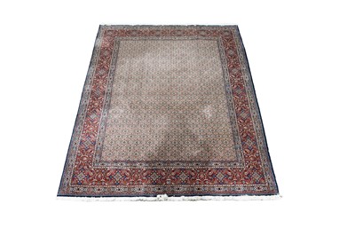 Lot 1212 - A Persian hand-knotted Moud carpet