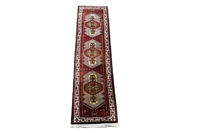Lot 1214 - A Persian hand-knotted Sarab runner