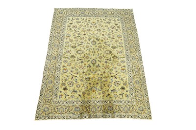 Lot 1172 - A Persian hand-knotted Kashan carpet