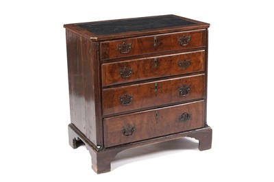 Lot 1286 - A mid-18th Century walnut chest of drawers