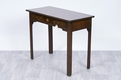 Lot 107 - A George III mahogany side table