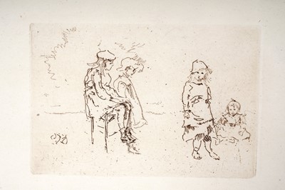 Lot 110 - James Abbott McNeill Whistler RBA - The Menpes Children | etching