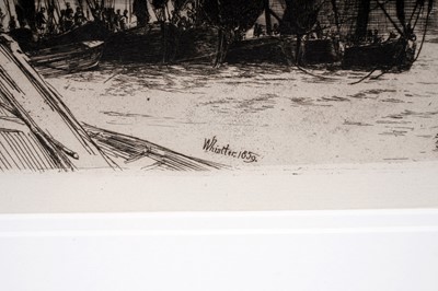 Lot 913 - James Abbott McNeill Whistler RBA - Billingsgate | etching