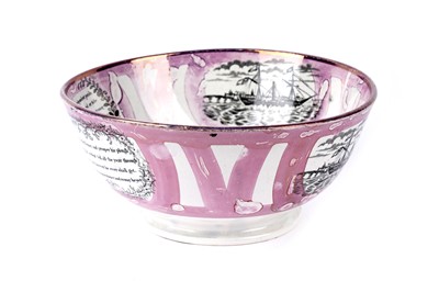 Lot 1148 - A 19th Century Sunderland lustre bowl