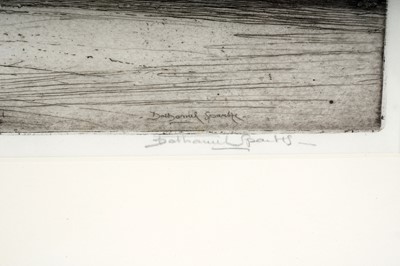 Lot 907 - Nathaniel Sparks - A View of St Mary Woolchurch Haw | etching