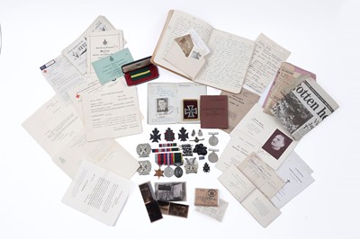 Lot 223 - A Second World War group of medals with Union Movement Sir Oswald Mosley interest