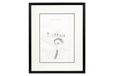 Lot 574 - David Hockney - Portrait of Cavafy in Alexandria | etching
