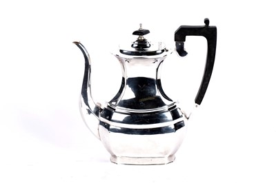 Lot 332 - A Queen Elizabeth II silver coffee pot
