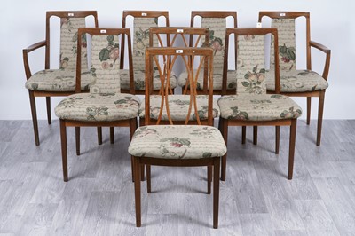 Lot 88 - G-Plan: a set of six teak ‘fresco’ dining chairs; and two others