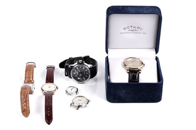 Lot 733 - A selection of wristwatches