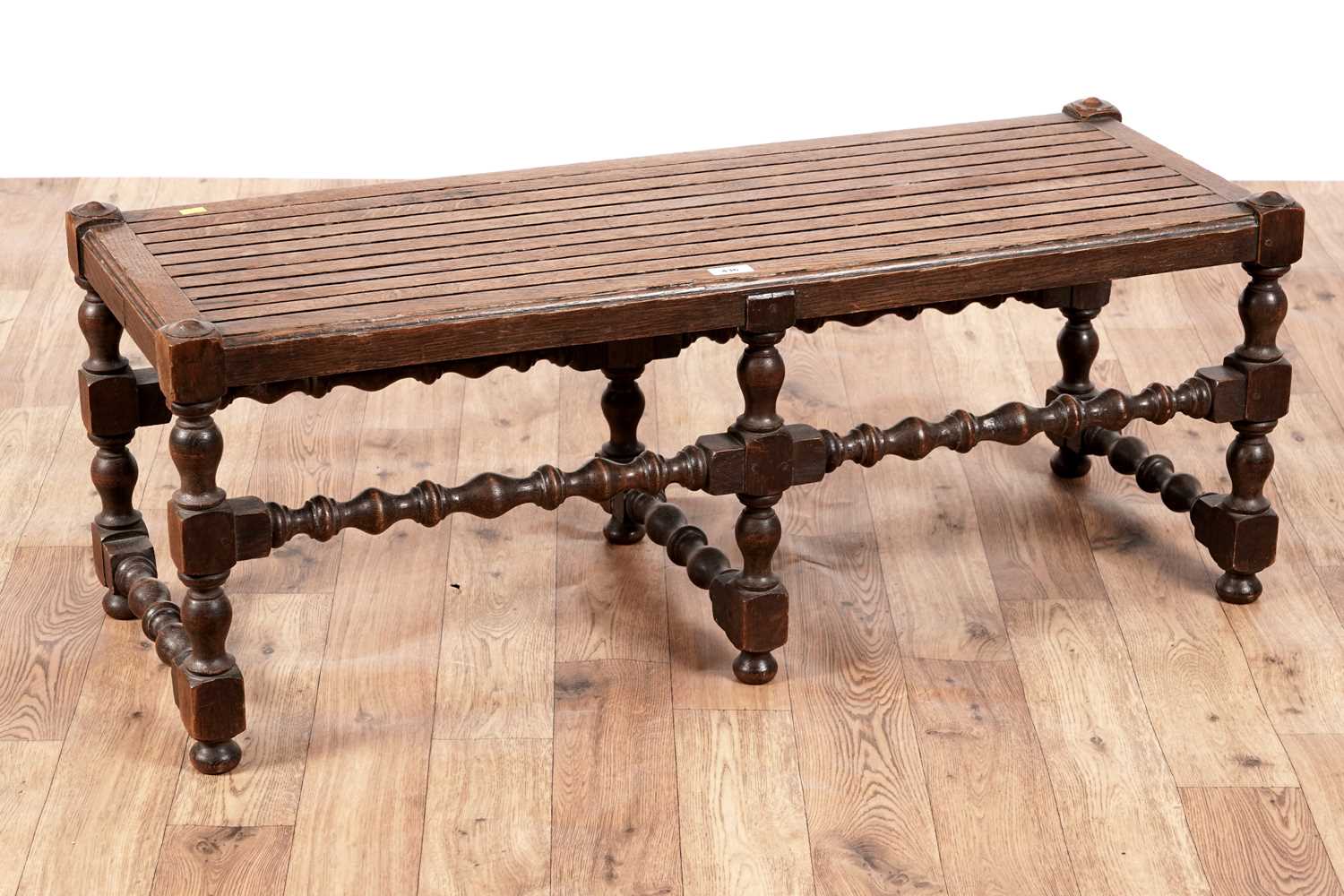 Lot 436 - Hughes Bolckow & Co Limited: an early 20th Century bench