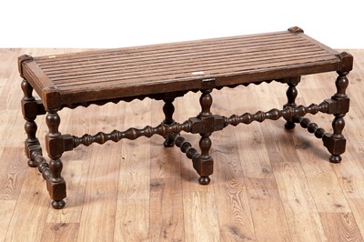 Lot 436 - Hughes Bolckow & Co Limited: an early 20th Century bench