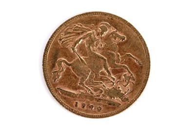 Lot 699 - A Queen Victoria gold half sovereign 1900