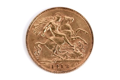 Lot 700 - An Edward VII gold half sovereign 1910