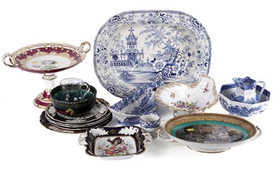 Lot 747 - A collection of 19th Century and later ceramics