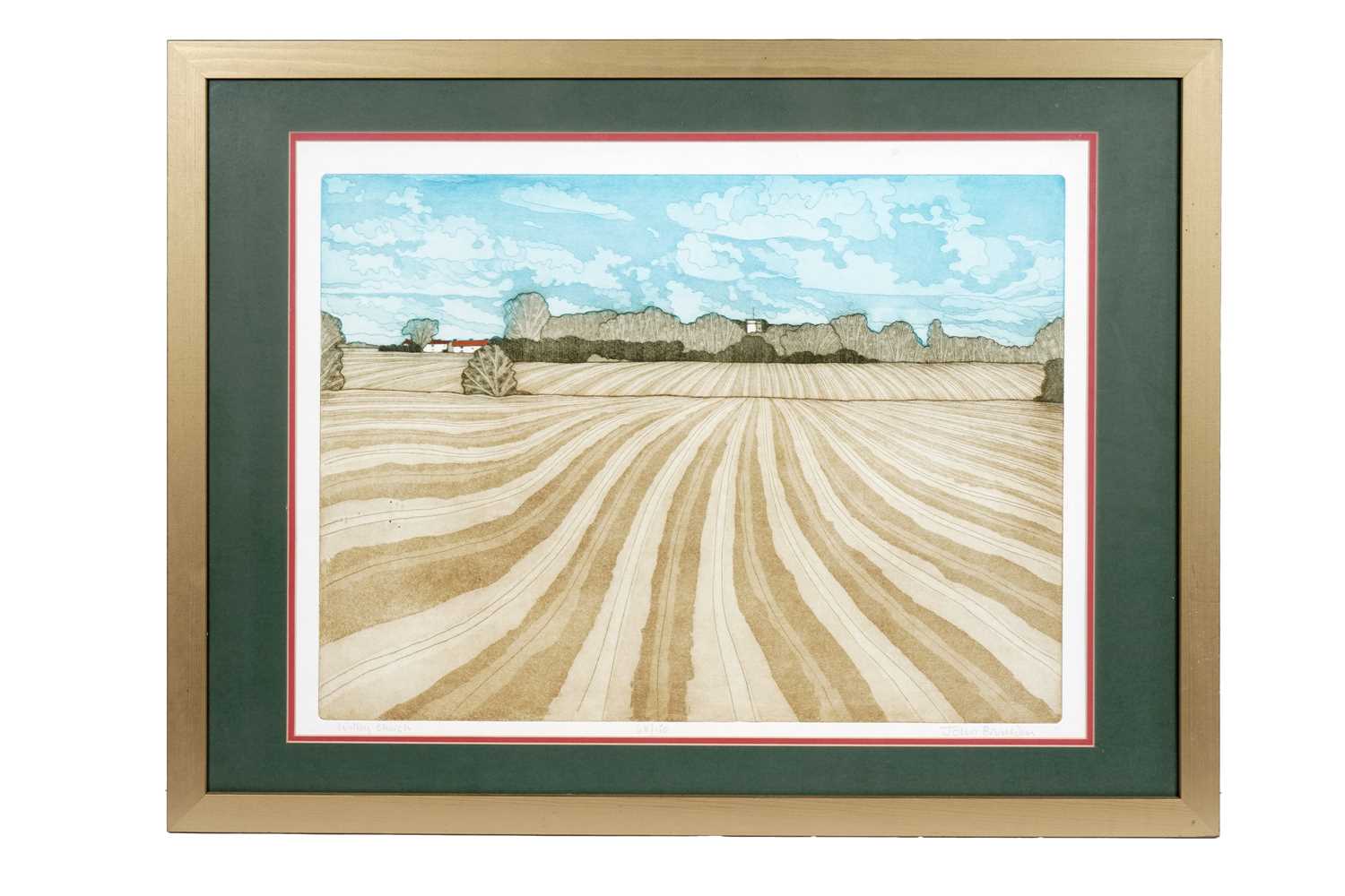 Lot 1022 - John Brunsden – Wilby Church | aquatint etching
