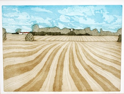 Lot 1022 - John Brunsden – Wilby Church | aquatint etching