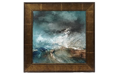 Lot 1098 - Bruno Cavellec – The Highest Wave | oil