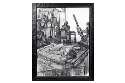 Lot 1046 - Baron Avro Manhattan – Life drawing | charcoal