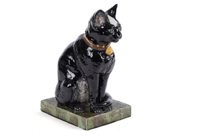 Lot 918 - Bordallo Pinheior, Portugal: a contemporary figure of a cat