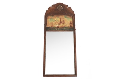 Lot 593 - A George III style pier glass mirror