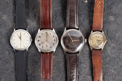 Lot 761 - Cyma of Switzerland: four various wristwatches
