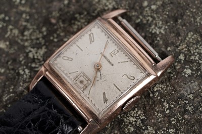 Lot 721 - A Longines gold plated manual wind wristwatch