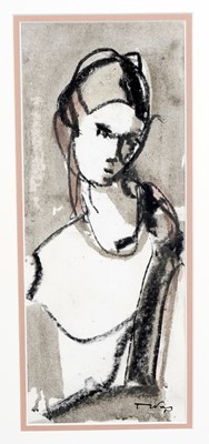 Lot 883 - Tadeusz Was – Female study | mixed media