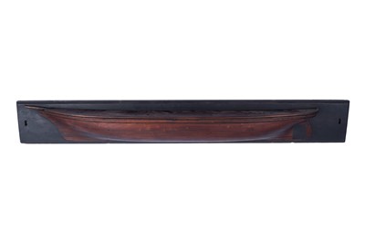 Lot 193 - A 19th Century half block ship model