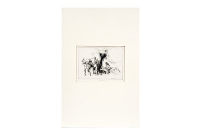 Lot 112 - Edmund Blampede – Resting | etching