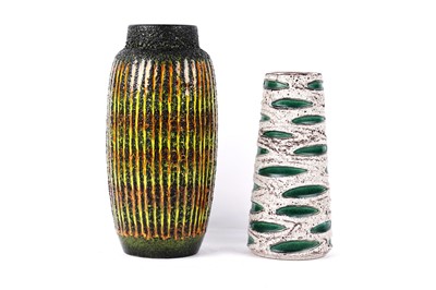 Lot 919 - Two West German pottery vases