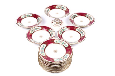 Lot 754 - A Copeland dessert service