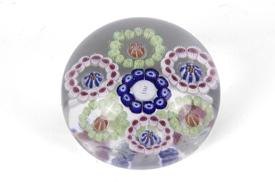 Lot 887 - A Baccarat style Millefiori paperweight
