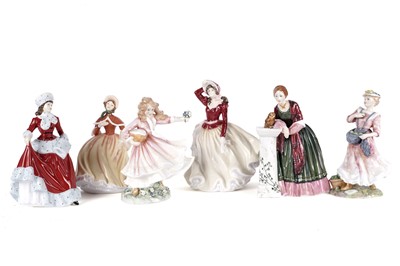 Lot 769 - A collection of Royal Doulton figures