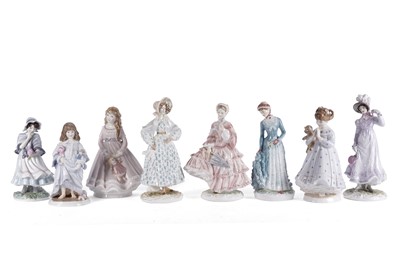 Lot 771 - A collection of Royal Worcester ceramic figures