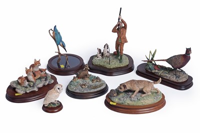 Lot 774 - A collection of Border Fine Arts figure groups