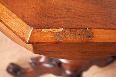 Lot 489 - A Victorian mahogany work table; and other items