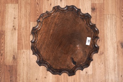 Lot 489 - A Victorian mahogany work table; and other items