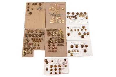 Lot 189 - A selection of British Military mainly buttons