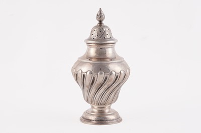 Lot 869 - A Victorian silver sugar caster