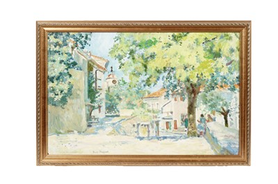 Lot 913 - Faith Sheppard – French village scene | oil