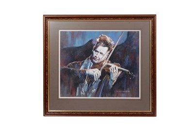 Lot 1049 - David Newbould – Nigel Kennedy | pastel