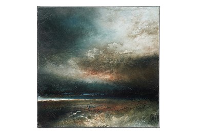 Lot 1059 - Bruno Cavellec – Seashore at Night | oil