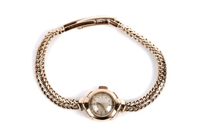 Lot 715 - A lady's 18ct gold Omega wristwatch
