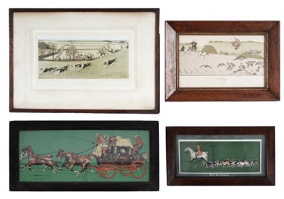 Lot 650 - After Cecil Aldin - Four sporting prints