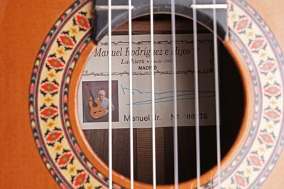Lot 72 - A Manuel Rodriguez Junior Spanish classical guitar