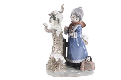 Lot 859 - A Lladro ‘Winter Frost’ figure