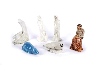 Lot 791 - Shebeg Pottery, Isle of Man: a collection of ceramic figural studies