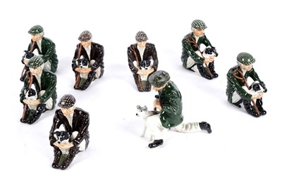 Lot 794 - Shebeg Pottery, Isle of Man: a collection of ceramic figural studies